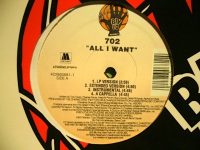 画像2: 702 ‎/ ALL I WANT