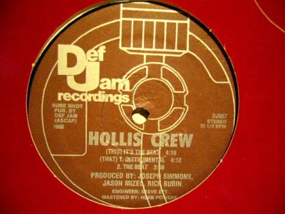 画像1: HOLLIS CREW ‎/ IT'S THE BEAT