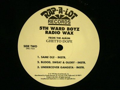 画像2: 5TH WARD BOYZ ‎/ RADIO WAX