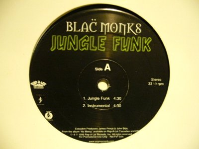 画像2: BLAC MONKS ‎/ JUNGLE FUNK  (US-PROMO)