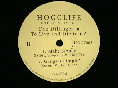 画像2: DAZ DILLINGER ‎/ DAZ DILLINGER'S TO LIVE AND DIE IN CA