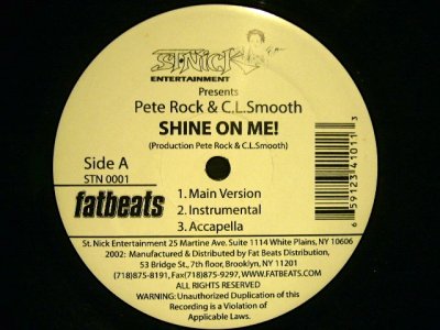 画像1: PETE ROCK & C.L. SMOOTH ‎/ SHINE ON ME / CLIMAX