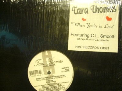 画像1: TARA THOMAS ft. C.L. SMOOTH‎ / WHEN YOU'RE IN LOVE