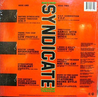 画像2: V.A. / RHYME SYNDICATE COMIN' THROUGH  (US-LP)