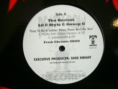 画像1: THA REALEST, LIL' C-STYLE & SWOOP G ‎/ EASY TO BE A SOLDIER WHEN THERE AIN'T NO WAR  (US-PROMO)