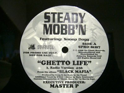 画像1: STEADY MOBB'N FEATURING SNOOP DOGG ‎/ GHETTO LIFE  (US-PROMO)