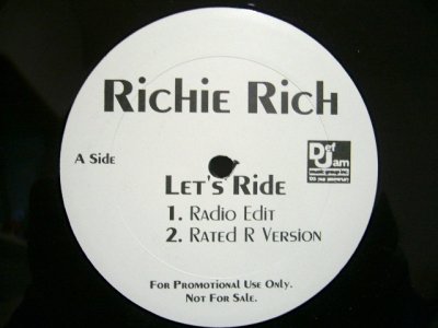 画像1: RICHIE RICH / LET’S RIDE  (US-PROMO)