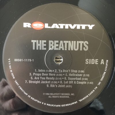 画像3: THE BEATNUTS / THE BEATNUTS  (STREET LEVEL)  (US-LP)