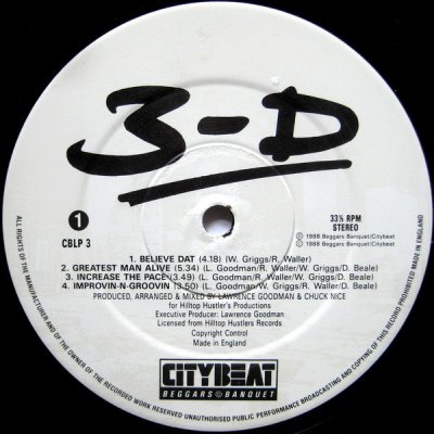 画像5: 3-D (Three Times Dope) /  ORIGINAL STYLING  (UK-LP +12”)