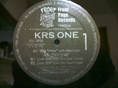 画像1: KRS-ONE ‎/ BIG TIMER