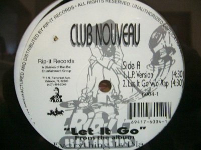 画像1: CLUB NOUVEAU ‎/ LET IT GO  (US-PROMO) (SS盤)