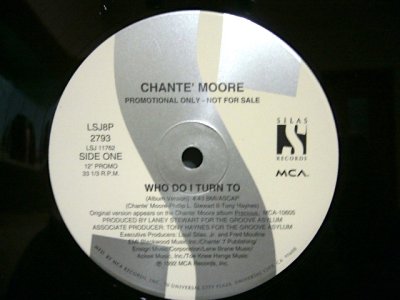 画像1: CHANTE' MOORE / WHO DO I TURN TO  (US-PROMO)