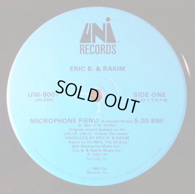 画像1: ERIC B. & RAKIM / MICROPHONE FIEND  (¥500)