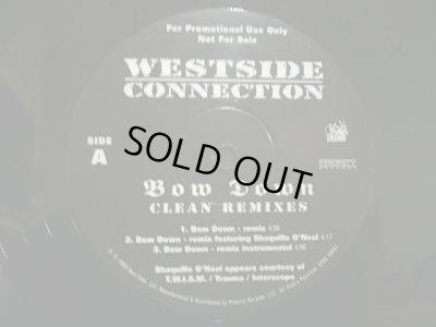 画像1: WESTSIDE CONNECTION ‎/ BOW DOWN (CLEAN REMIXES)  (US-PROMO)