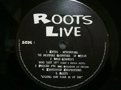 画像1: THE ROOTS ‎/ ROOTS LIVE  (US-LP)