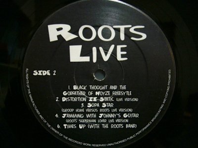 画像2: THE ROOTS ‎/ ROOTS LIVE  (US-LP)