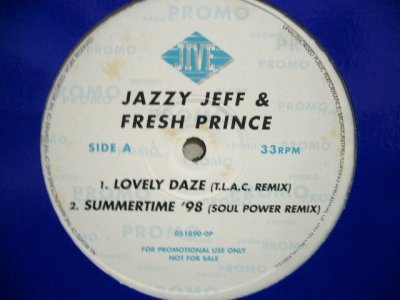 画像2: JAZZY JEFF & FRESH PRINCE / LOVELY DAZE  (UK-PROMO)