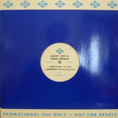 画像1: JAZZY JEFF & FRESH PRINCE / LOVELY DAZE  (UK-PROMO)