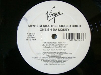 画像1: SHYHEIM A.K.A. THE RUGGED CHILD / ONE'S 4 DA MONEY / GET DOWN