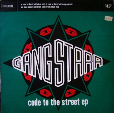 画像1: GANGSTARR / CODE TO THE STREET EP