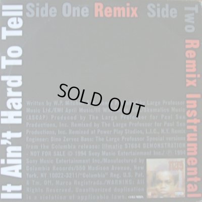 画像2: NAS ‎/ IT AIN'T HARD TO TELL (REMIX)  (US-PROMO)