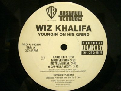 画像1: WIZ KHALIFA ‎/ YOUNGIN ON HIS GRIND