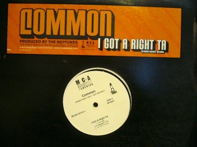 画像1: COMMON ‎/ I GOT A RIGHT TA