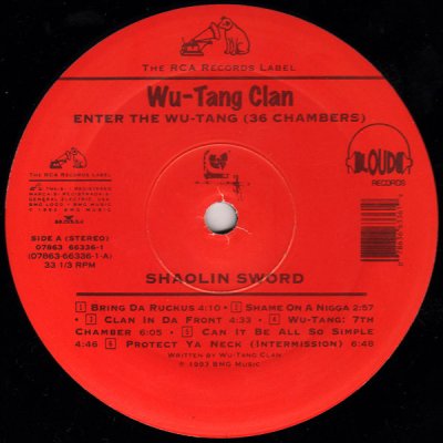 画像3: WU-TANG CLAN / ENTER THE WU-TANG (36 CHAMBERS)  (US-LP)