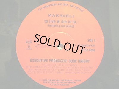 画像1: MAKAVELI ‎/ TO LIVE & DIE IN L.A. (US-PROMO)