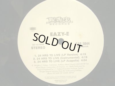 画像1: EAZY-E ‎/ 24 HOURS TO LIVE  (US-PROMO)