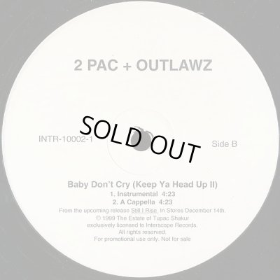画像2: 2PAC + THE OUTLAWZ ‎/ BABY DON'T CRY (KEEP YA HEAD UP II)  (US-PROMO)