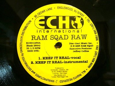 画像1: RAM SQAD RAW / KEEP IT REAL / WHEN & WHERE