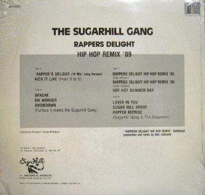 画像2: SUGARHILL GANG ‎/ RAPPERS DELIGHT (HIP HOP REMIX '89)  (US-2LP)