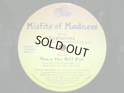 画像1: MISFITS OF MADNESS / EXPLOSIONS / PEACE THE HELL OUT