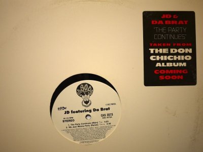 画像1: JD FEATURING DA BRAT / THE PARTY CONTINUES (US-PROMO)