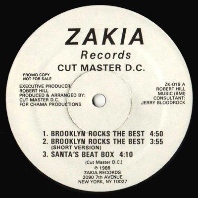 画像1: CUT MASTER D.C. / BROOKLYN ROCKS THE BEST  (PROMO) (¥1000)