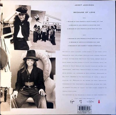 画像1: JANET JACKSON / BECAUSE OF LOVE  (UK)