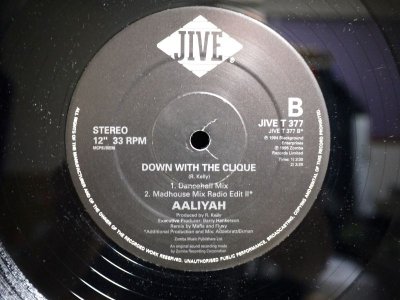 画像2: AALIYAH / DOWN WITH THE CLIQUE  (UK)  (¥1000)