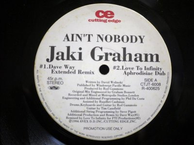 画像1: JAKI GRAHAM / AIN'T NOBODY / BREAKING AWAY