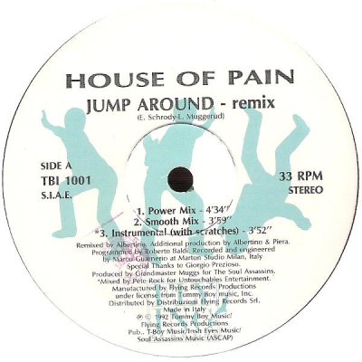 画像4: HOUSE OF PAIN / SHAMROCKS & SHENANIGANS (BOOM SHALOCK LOCK BOOM) / JUMP AROUND REMIXES (2 X 12")