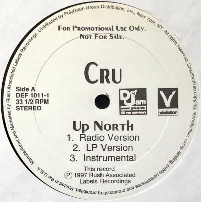 画像2: CRU / UP NORTH / PRONTO (US-PROMO)