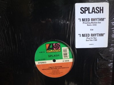 画像1: SPLASH / I NEED RHYTHM (PREACHING MACHINE GUN REMIX)