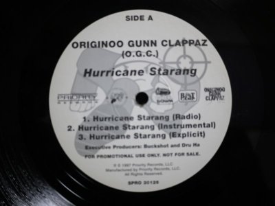 画像1: ORIGINOO GUNN CLAPPAZ / HURRICANE STARANG  (US-PROMO)