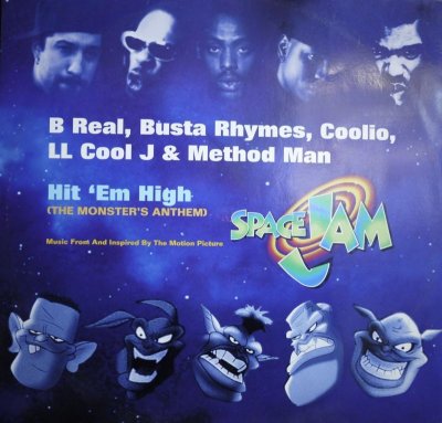 画像1: B REAL, BUSTA RHYMES, COOLIO, LL COOL J & METHOD MAN / HIT 'EM HIGH (THE MONSTARS' ANTHEM) (UK)