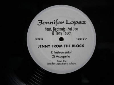 画像2: JENNIFER LOPEZ FEAT. THE BEATNUTS, FAT JOE & TONY TOUCH / JENNY FROM THE BLOCK (SOUTH BRONX REMIX) 