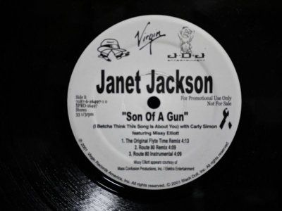 画像3: JANET JACKSON WITH CARLY SIMON, MISSY ELLIOTT / SON OF A GUN (I BETCHA THINK THIS SONG IS ABOUT YOU) (US-PROMO)