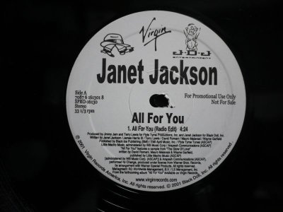 画像1: JANET JACKSON / ALL FOR YOU (US-PROMO)