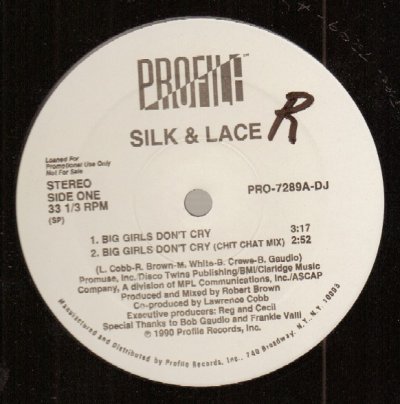 画像1: SILK & LACE / BIG GIRLS DON'T CRY (US-PROMO)