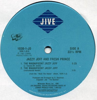 画像1: JAZZY JEFF & FRESH PRINCE / THE MAGNIFICENT JAZZY JEFF