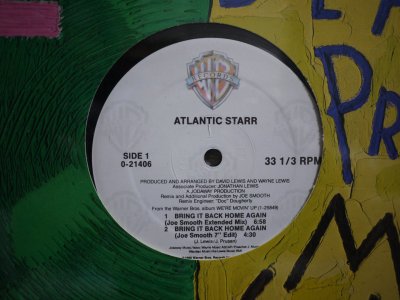 画像1: ATLANTIC STARR / BRING IT BACK HOME AGAIN